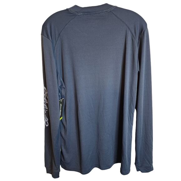 Eddie Bauer Long Sleeve Tee UPF50, Dark Blue, NWT, Medium - Picture 5 of 5